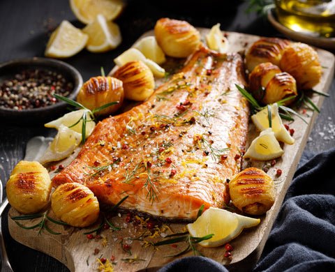 Festive Whole Side of Salmon – A Show-Stopping Centrepiece (Approx. 1.5 kg)