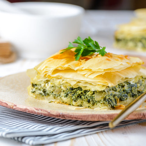 Cheese & Spinach Goulash	(Filo Pastry Pie)